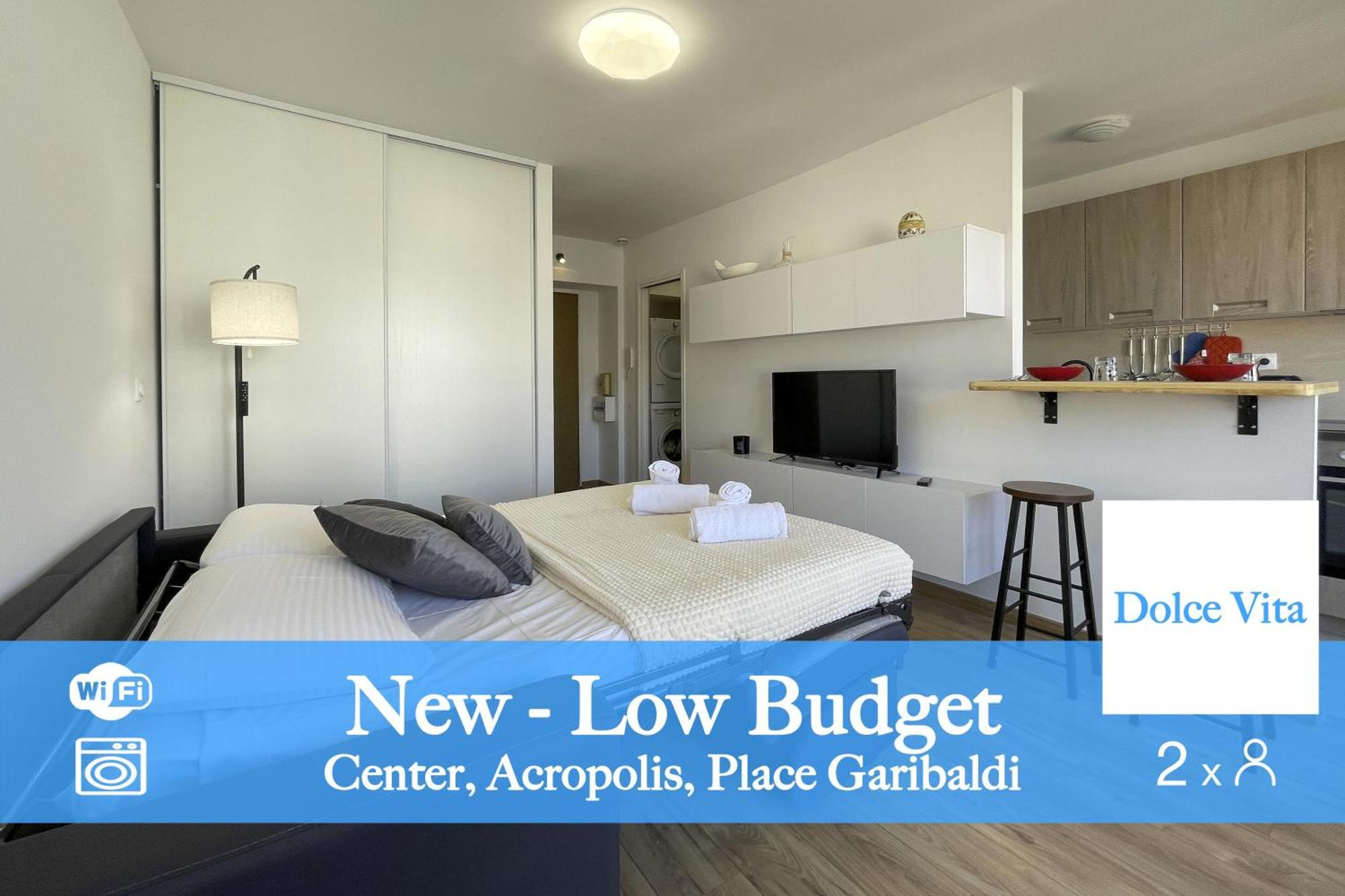 Cheverny 2 Pers Terrazza Wifi Apartment นีซ ภายนอก รูปภาพ